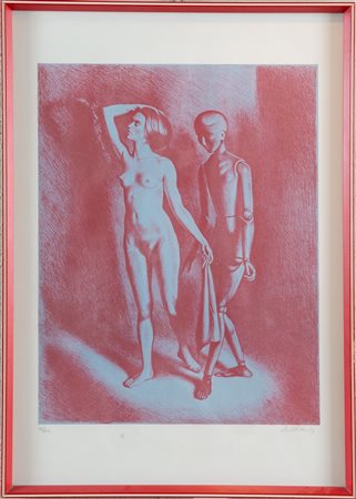 GREGORIO SCILTIAN (Nakhichevan-na-Donu 1900 – Roma 1985). “Figure”, 1971....