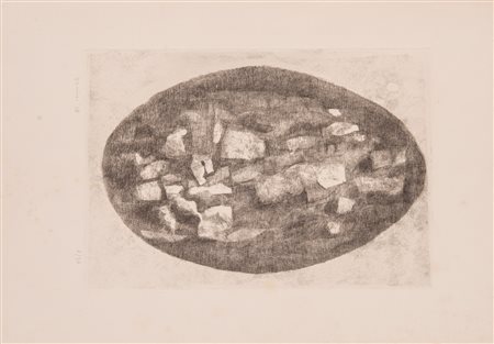 ENZO BRUNORI (Perugia 1924 – Roma 1993). Lotto composto da due incisioni di...