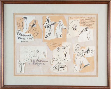 ALESSANDRO CERVELLATI (Bertinoro 1892 – Bologna 1974). “San Francesco a...