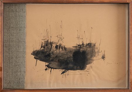 CONCETTO POZZATI (Vo’ 1935 – Bologna 2017). “Composizione”, 1956. China...