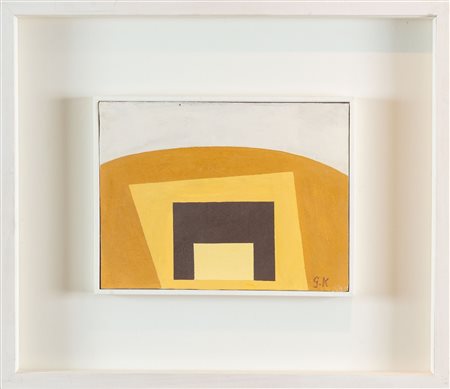 GIOVANNI KOROMPAY (Venezia 1904 – Rovereto 1988). “Forno”, 1969. Olio su...