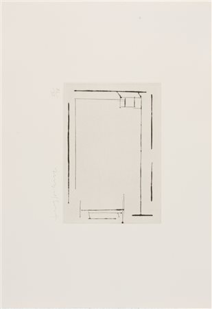 SERGIO ROMITI (Bologna 1928 – 2000). “Composizione”. Incisione su carta....