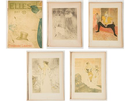 HENRI DE TOULOUSE-LAUTREC (Albi 1864 - Saint-André-du-Bois 1901). “ELLE PAR...