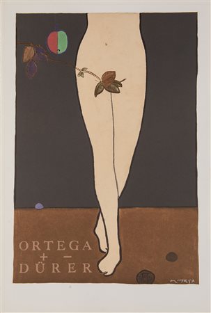 JOSÈ ORTEGA (Arroba de los Montes 1921 – Parigi 1990). “Ortega + - Durer”....