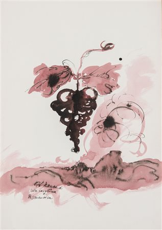 QUINTO GHERMANDI (Crevalcore 1916 – San Lazzaro di Savena 1994). “Uva”....