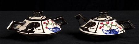 BARRAU & MESSERI-BMC SESTO FIORENTINO - MILK JUG AND SUGAR BOWL