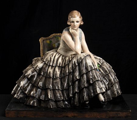 CACCIAPUOTI   - LADY WITH FLOWERS