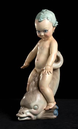 LENCI - CHILD ON DOLPHIN, 1950