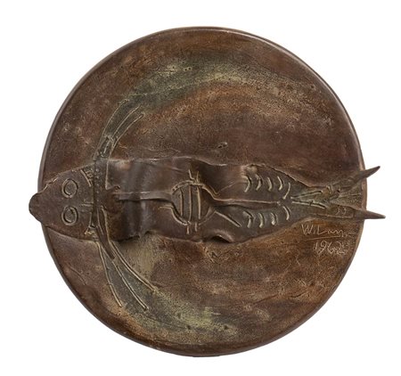 WIFREDO LAM(1902-1982) - FISH ON PLATE, 1962
