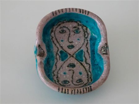 GUIDO GAMBONE - CERAMIC ASHTRAY, ‘50’S - VIETRI