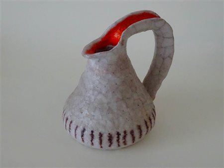 GUIDO GAMBONE - CERAMIC JUG, 50’S - VIETRI