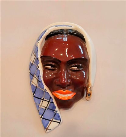 ROMETTI SACRU-UMBERTIDE - CERAMIC ABYSSINIAN HEAD