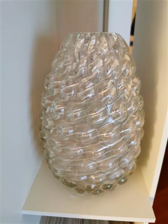 POLI(1900-1984)- SEGUSO - GLASS VASE -  SEGUSO VETRI D’ARTE, MURANO 1930 CA.