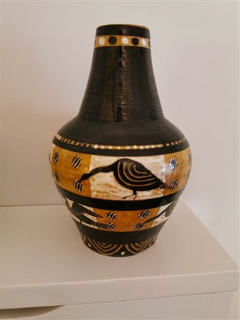 ROBERTO ROSATI-LA FIAMMA ROMA  - CERAMIC VASE - PICENA MANUFACTURE