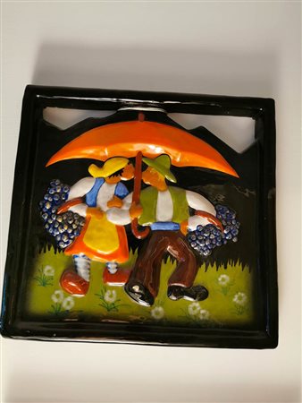CERAMICHE ROMETTI-UMBERTIDE - PLAQUE MURANO, 1932