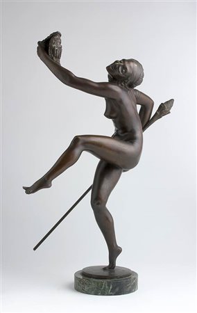 SCULTORE ANONIMO<br>Inizio XX Secolo - Figura femminile danzante, Anni ‘20 circa