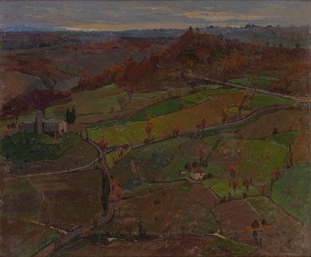 LUIGI SURDI<br>Napoli, 1897 - Roma, 1959 - Grigi autunnali, 1924