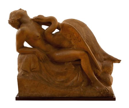 ERCOLE DREI<br>Faenza, 1886 - Roma, 1973 - Leda e il cigno
