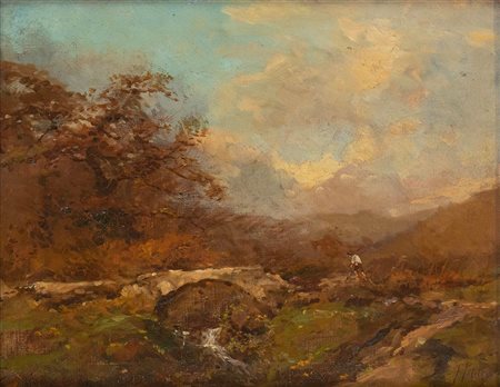 FILIBERTO PETITI<br>Torino, 1845 - Roma, 1924 - Paesaggio