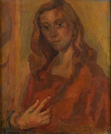 ARNOLDO CIARROCCHI<br>Civitanova Marche, 1916 - 2004 - Ritratto di ragazza
