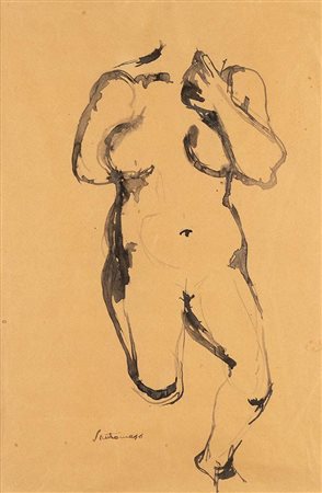 GIUSEPPE SANTOMASO<br>Venezia, 1907 - 1990 - Nudo