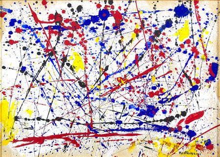 LUIGI MONTANARINI<br>Firenze, 1906 - Roma, 1998 - Senza titolo