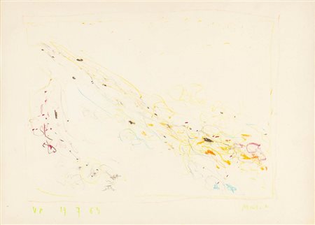 ANTON MUSIC<br>Boccavizza, 1909 - Venezia, 2005 - Paesaggio dalmata, 1963