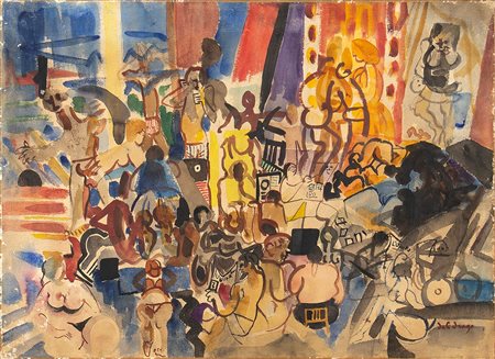 FRANCESCO DEL DRAGO<br>Roma, 1929 -  2011 - I lettori de L’Unità 