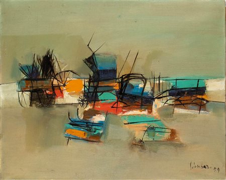 NICOLA SIMBARI<br>San Lucido, 1927 - Frascati, 2012 - Itricola, 1959