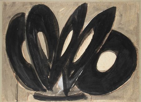 ENRICO ACCATINO<br>Genova, 1920 - Roma, 2007 - Progetto scultura, 1966