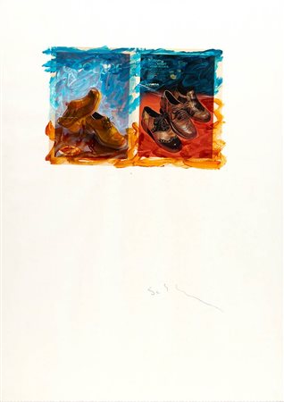 MARIO SCHIFANO <br>Homs, 1934 - Roma, 1998 - Senza titolo, 1978