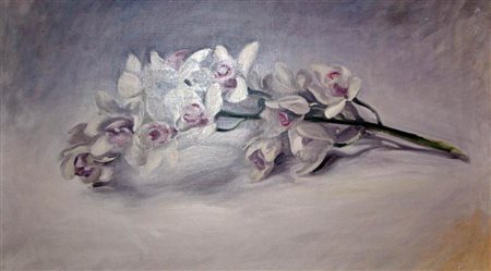 DIETER KOPP<br>Prien am Chiemsee, 1939 - Narcisi bianchi, 1987