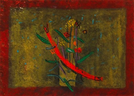 CRESCENZO DEL VECCHIO BERLINGIERI<br>Baselice, 1937 - 1996<br> - Senza titolo, 1991<br>