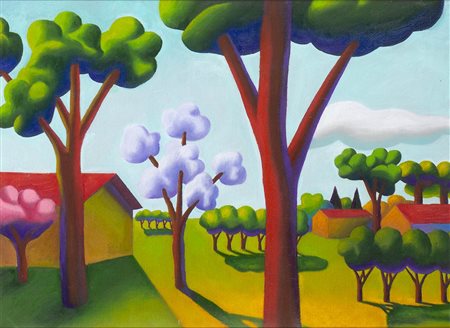 SALVATORE MANGIONE (SALVO)<br>Leonforte, 1947 - Torino, 2015 - Pianura, 2006