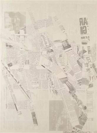 ROBERT RAUSCHENBERG<br>Port Arthur, 1925 - Captiva, 2008 - "Homage to Picasso” - serie "Homage to Picasso”, 1973