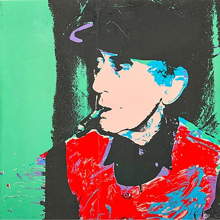 ANDY WARHOL<br>Pittsburgh, 1928 - New York, 1987 - Man Ray - Ritratto, 1974