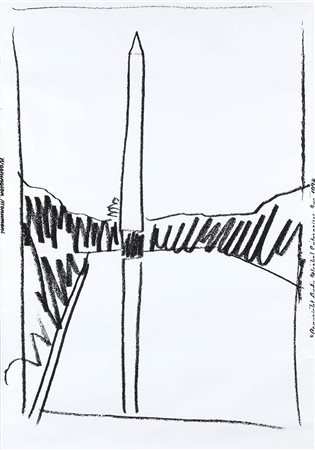 ANDY WARHOL<br>Pittsburgh, 1928 - New York, 1987 - Washington Monument, 1974