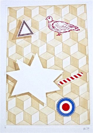 LUCIO DEL PEZZO - Decalogo n° 6, 1976