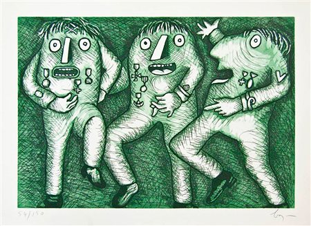 ENRICO BAJ - I Generali, 1974