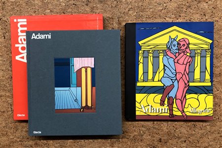 VALERIO ADAMI - Lotto unico di 2 cataloghi