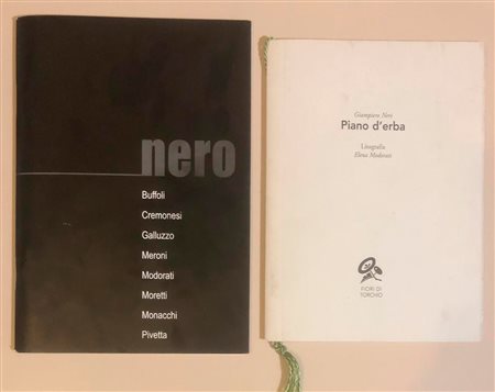 ELENA MODORATI - Lotto unico di 2 cataloghi