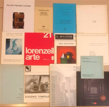 ARTE CONTEMPORANEA - Lotto unico di 13 cataloghi