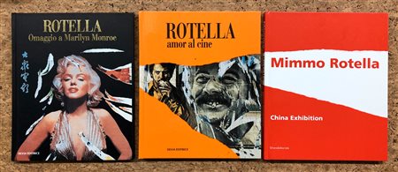 MIMMO ROTELLA - Lotto unico di 3 cataloghi: