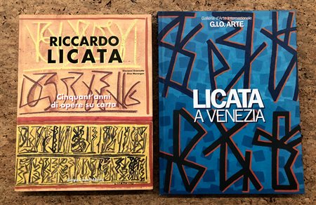 RICCARDO LICATA - Lotto unico di 2 cataloghi
