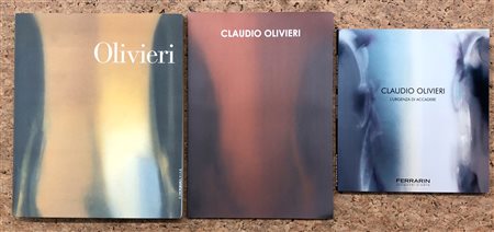 CLAUDIO OLIVIERI - Lotto unico di 3 cataloghi