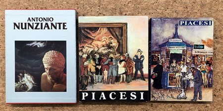 WALTER PIACESI E ANTONIO NUNZIANTE - Lotto unico di 3 cataloghi