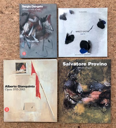 ASTRAZIONE ITALIANA (DANGELO, PROVINO, GIANQUINTO, GASTINI) - Lotto unico di 4 cataloghi
