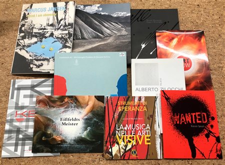 ARTE CONTEMPORANEA - Lotto unico di 10 cataloghi