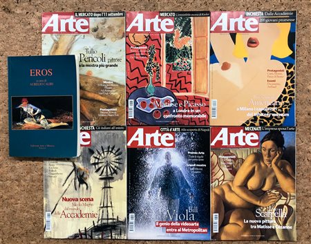 ARTE - MENSILE DI ARTE, CULTURA, INFORMAZIONE - Lotto unico di 6 numeri e un catalogo