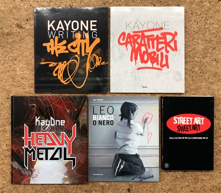 STREET ART - Lotto unico di 5 cataloghi